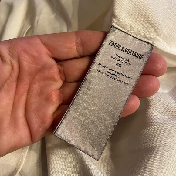 Zadig & Voltaire Theresa Blouse. - Picture 6 of 9